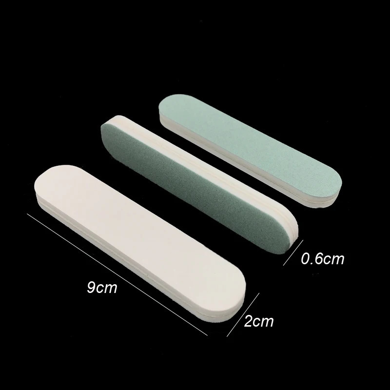 100pcs/lot Nail Buffer Block Polishing UV Gel Nail Polisher Manicure Pedicure Tools Nail Care 600/3000 Grit Ongles Accessoires 250214