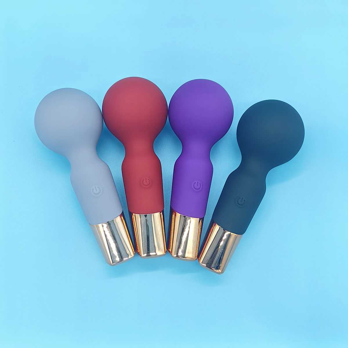 10 Modes Strong Vibration Mini Vibrator Magic Stick USB Charging Massager Clitoris G-Spot Vibrators Sex Toy For Women Adults 18XJ250218