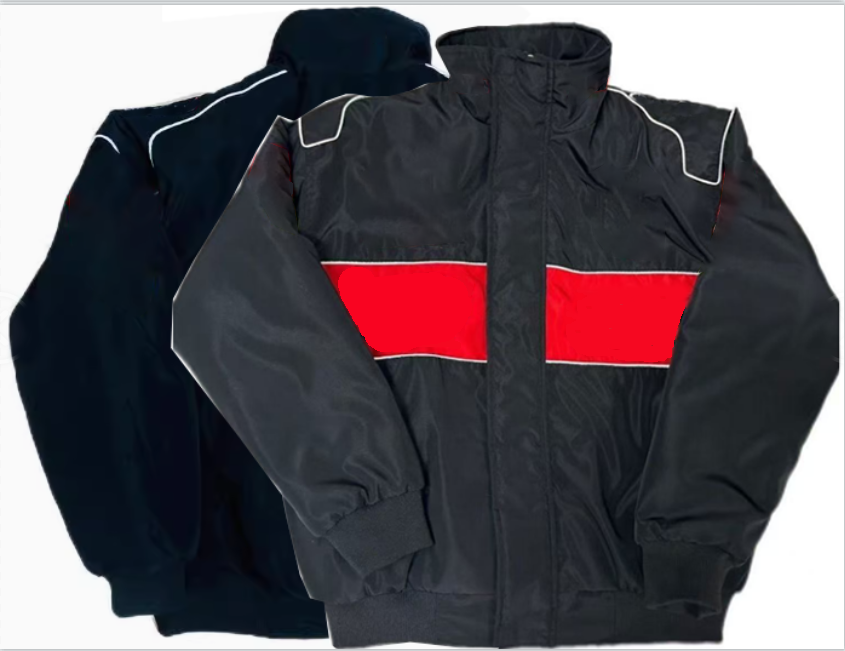 2025 New Racing Jacket Fully Embroidered Team Workwear Same Customisation