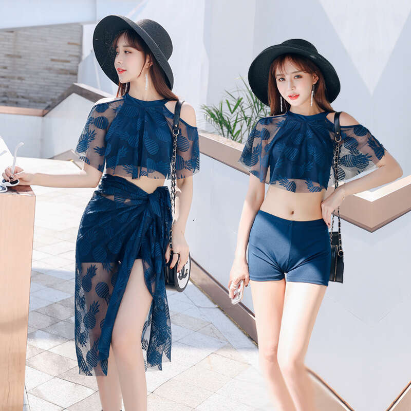 New 2025 Women's Fairy Style Bikini Split Three Piece Set Conservative Slimming Cover Sexy Hot Spring Swimsuit Luxury Swimsuit New Arrival New Pr