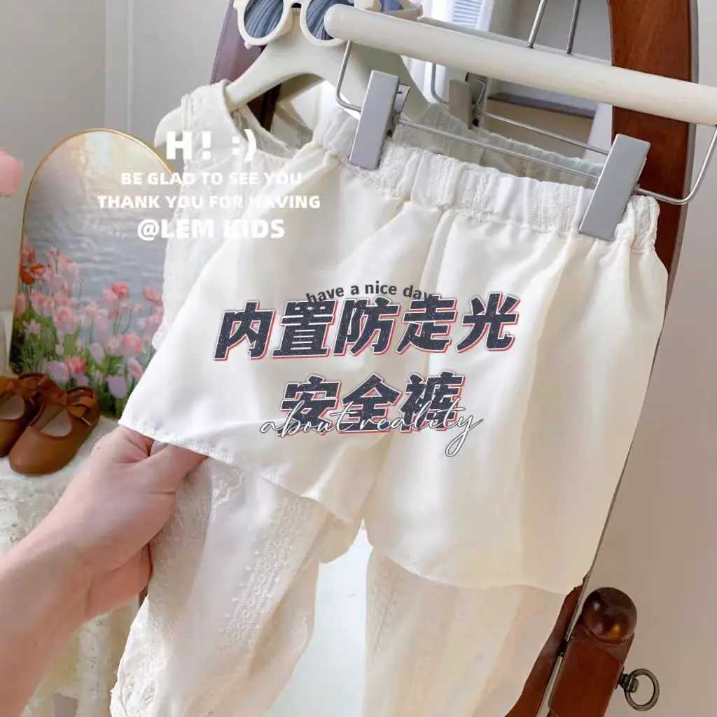 Girls Clothing Set Summer New Childrens Baby Top and Pants Two Piece Set Girls Summer Outfit W250218