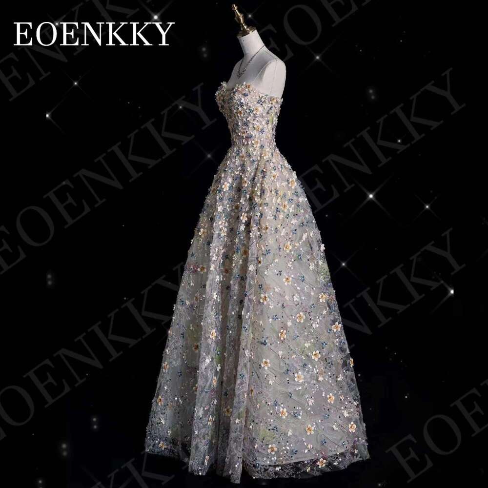 Gorgeous EOENKKY Prom Dress D Wer Or Length Sweetheart Strapless Formal Graduation Gown A E