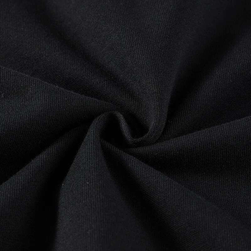 2024 T-Shirt Streetwear Shadow Graphic T Shirt Cotton Hipster Men Tshirt Unisex Tops Tees Black Hip Hop Clothing