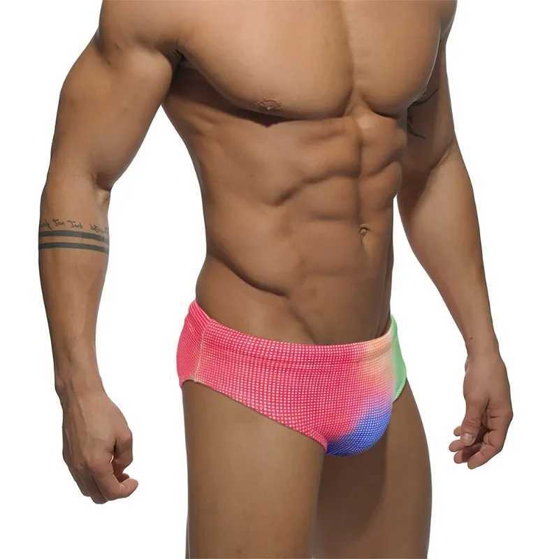 Mens Swimming Trunks Push Pad Sexy Bikini Briefs Swimwear Board Beach Shorts Swimsuit Men Sport Surffing Boxer Bathing Suit M250218