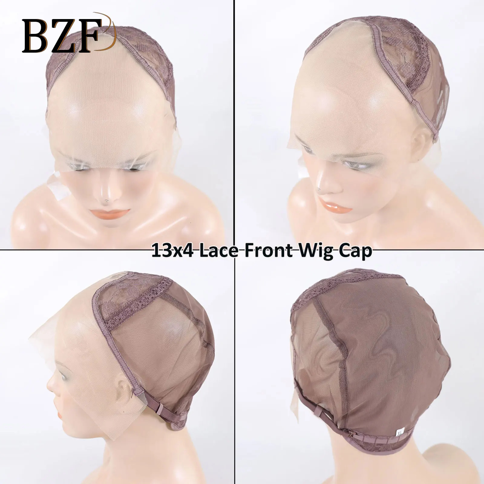 Full Lace Wig Cap Transparent Swiss 360 Lace Frontal Wig Caps For Making Wigs Ventilated 13x6 Lace Weaving Net Cap Accessories 250214