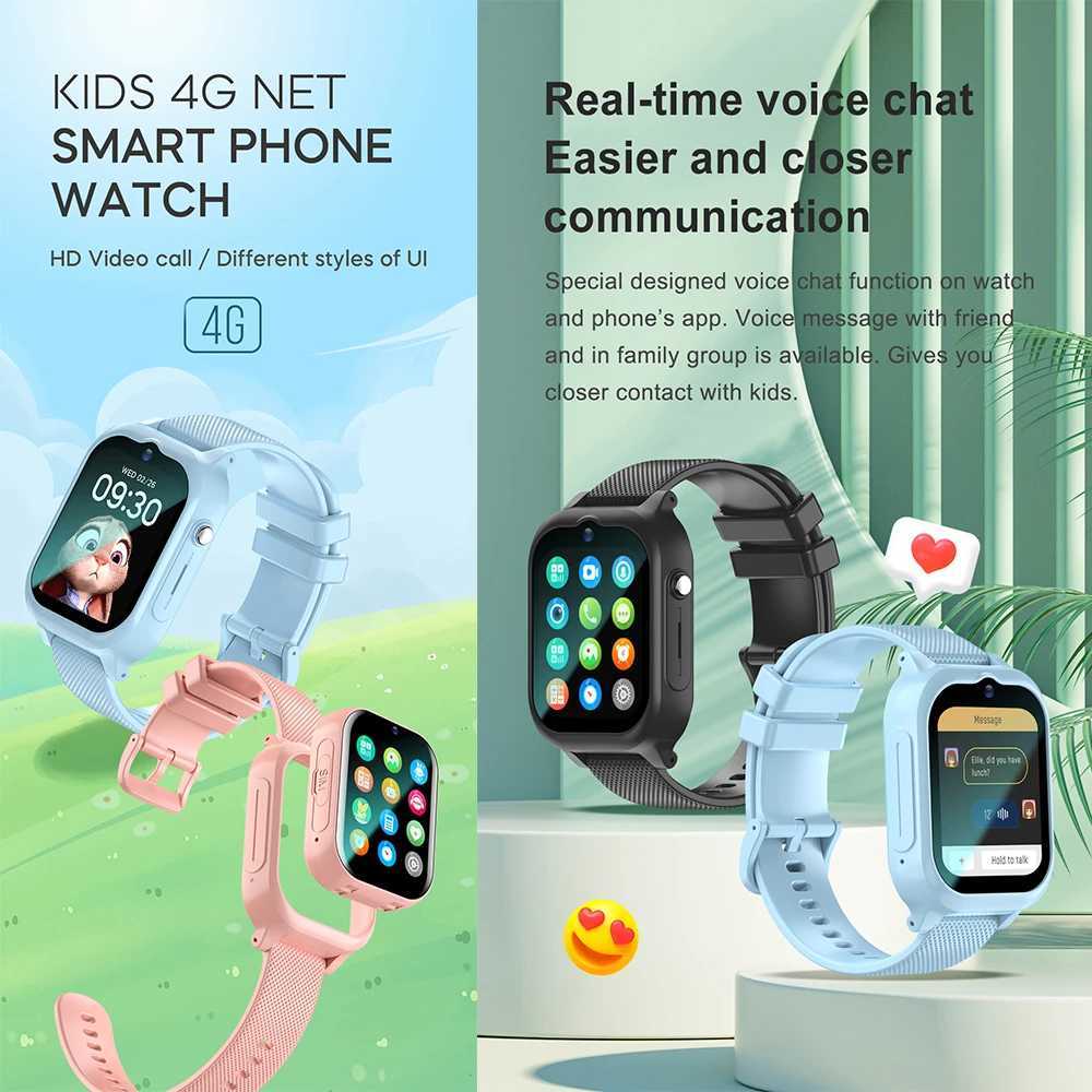 4G Smart Watch Kids GPS WIFI Video Call SOS Child Smartwatch Camera Monitor Tracker Location Phone Watch Boys Girls Gifts K26 Y250218