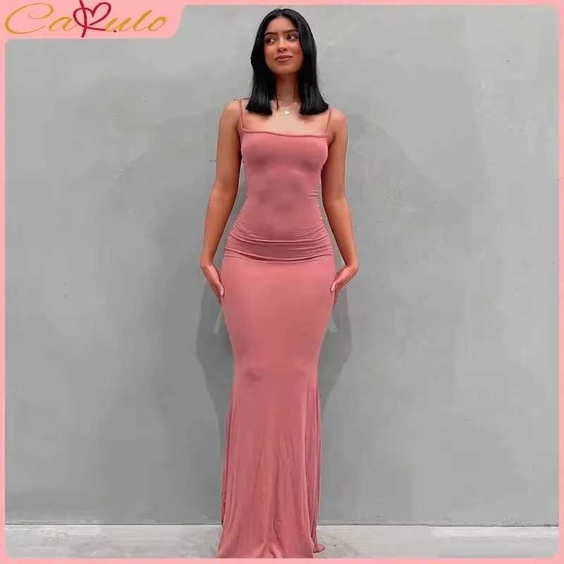 Basic Casual Dresses Satin Slip Slveless Backless Maxi Dress Women 2025 Y2K Summer Bodycon Elegant Sexy Outfits Ladies Birthday Party Club Sundress H2
