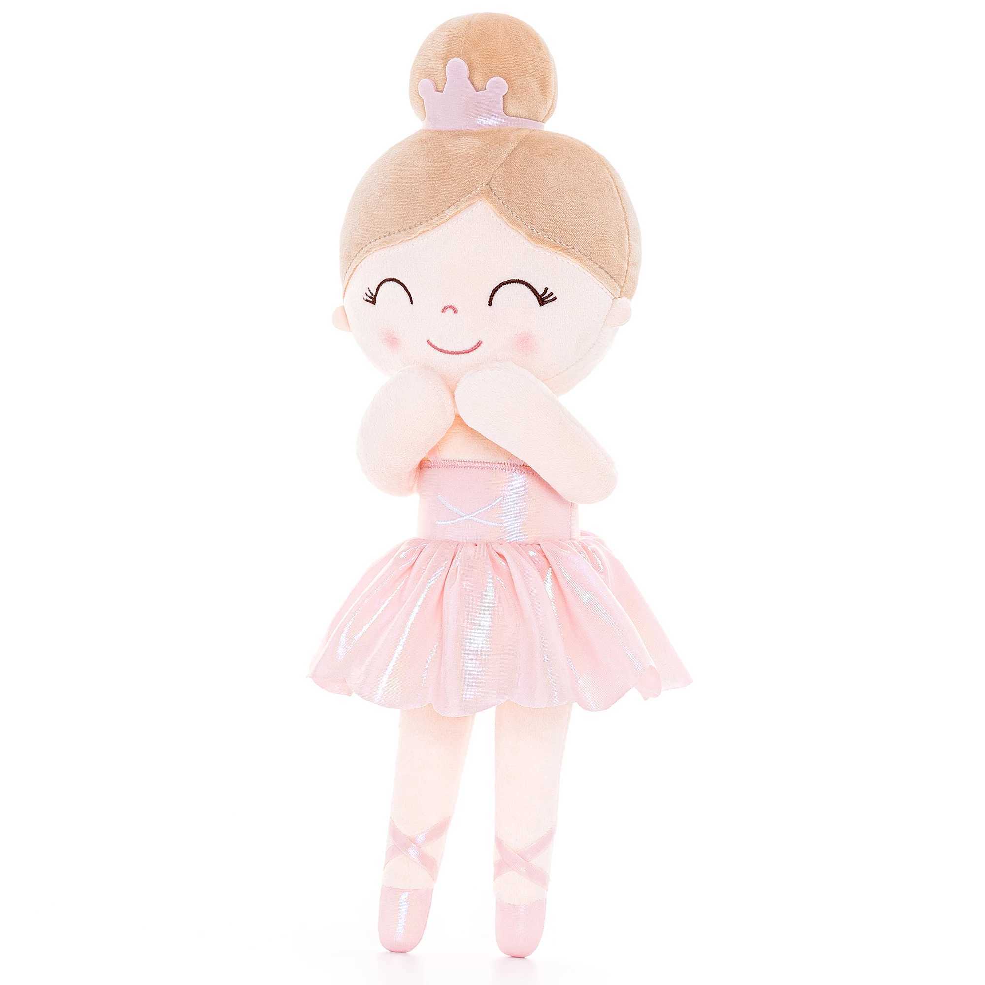 Gloveleya Soft Baby Doll 2024 Symphony Mist Gold Ballerina Girl Dream Girl Doll Children Cloth Toy Birthday Gift PinkXJ250218