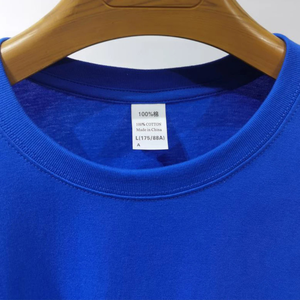 Plain 100% Cotton T Shirt Men High Quality Wholesale Short Sleeve T-shirts Unisex Crew Neck Tshirt For Men Playeras De Hombre 250217