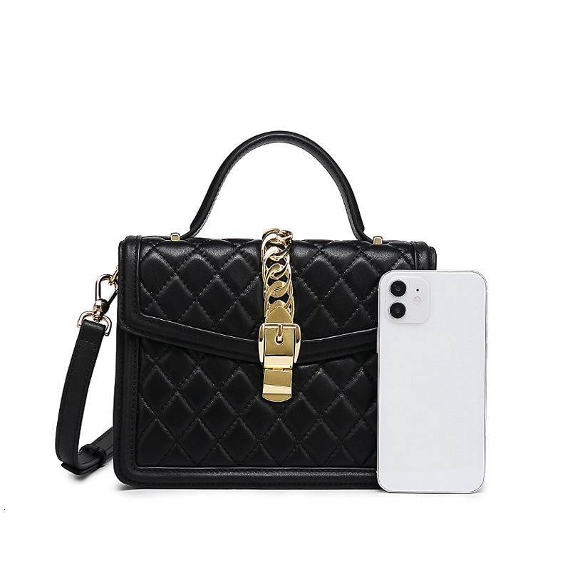 Designer Designer New Trendy Fashionable Diamond Grid Small Square Personalized And Stylish, Simple Crossbody Women's Bag, Handbag