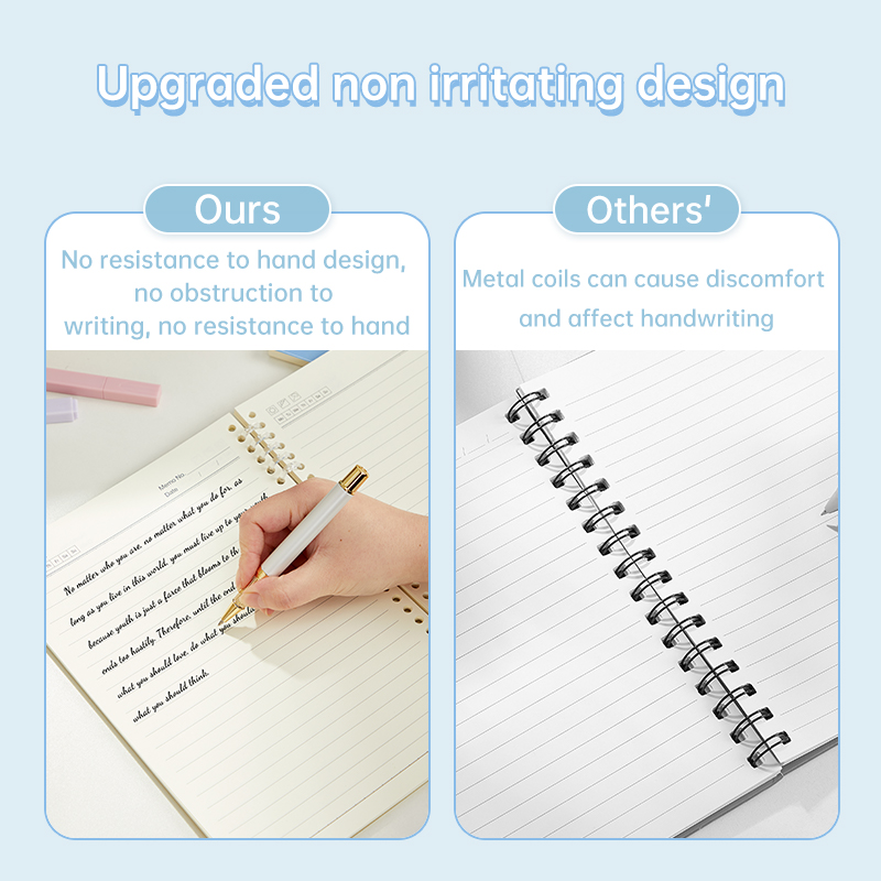 College-Ready Multicolored A5/B6 Notebooks Flexible Pages for Easy Writing