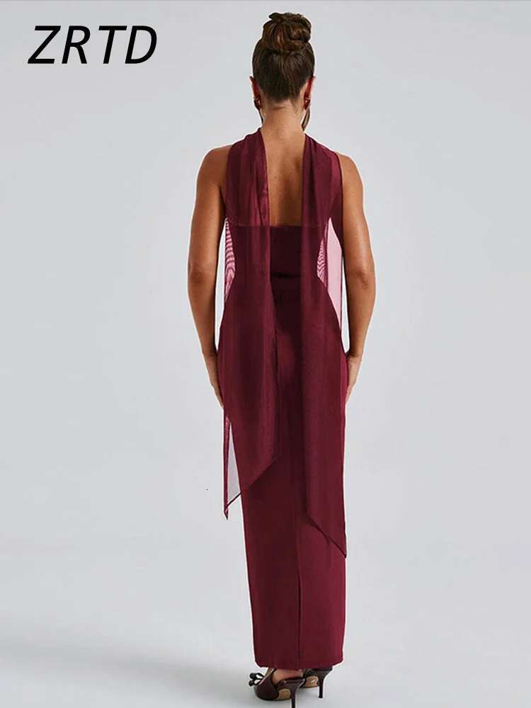 Sexy Strapless Long Party Dress With Gloves Women Off Shoulder Backless Mesh Sleeve Dresses 2024 Lady Elegant Lace Evening Gown