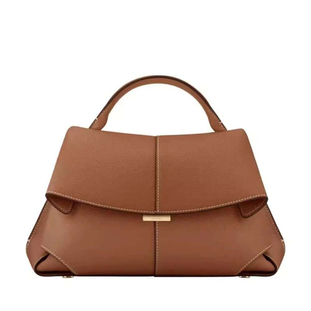 2025 From France Bag For Women New Trend Mokki Series European And American Fashion Leather Pleated