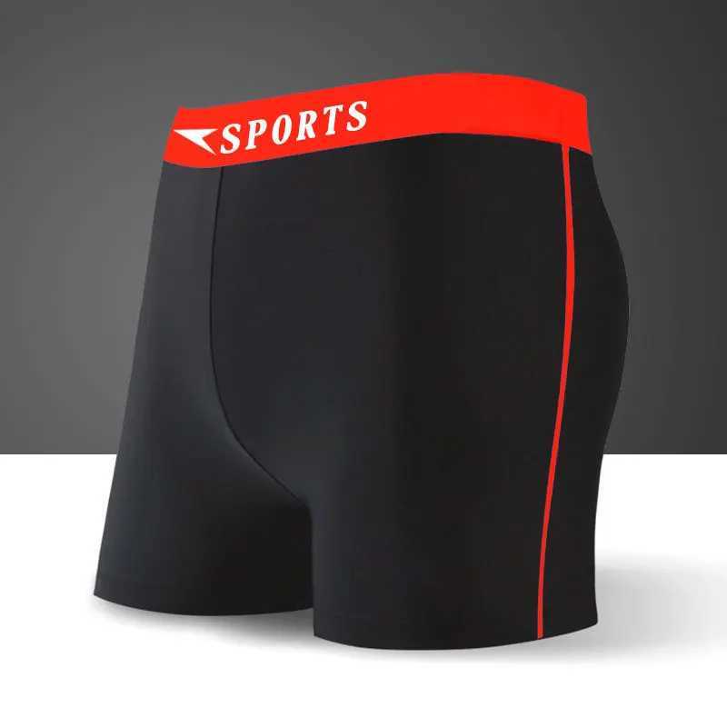 Swimwear Mens Breathable Swimsuits Man Swimming trunks Boxer Briefs Swim Suits Beach Shorts New M250218