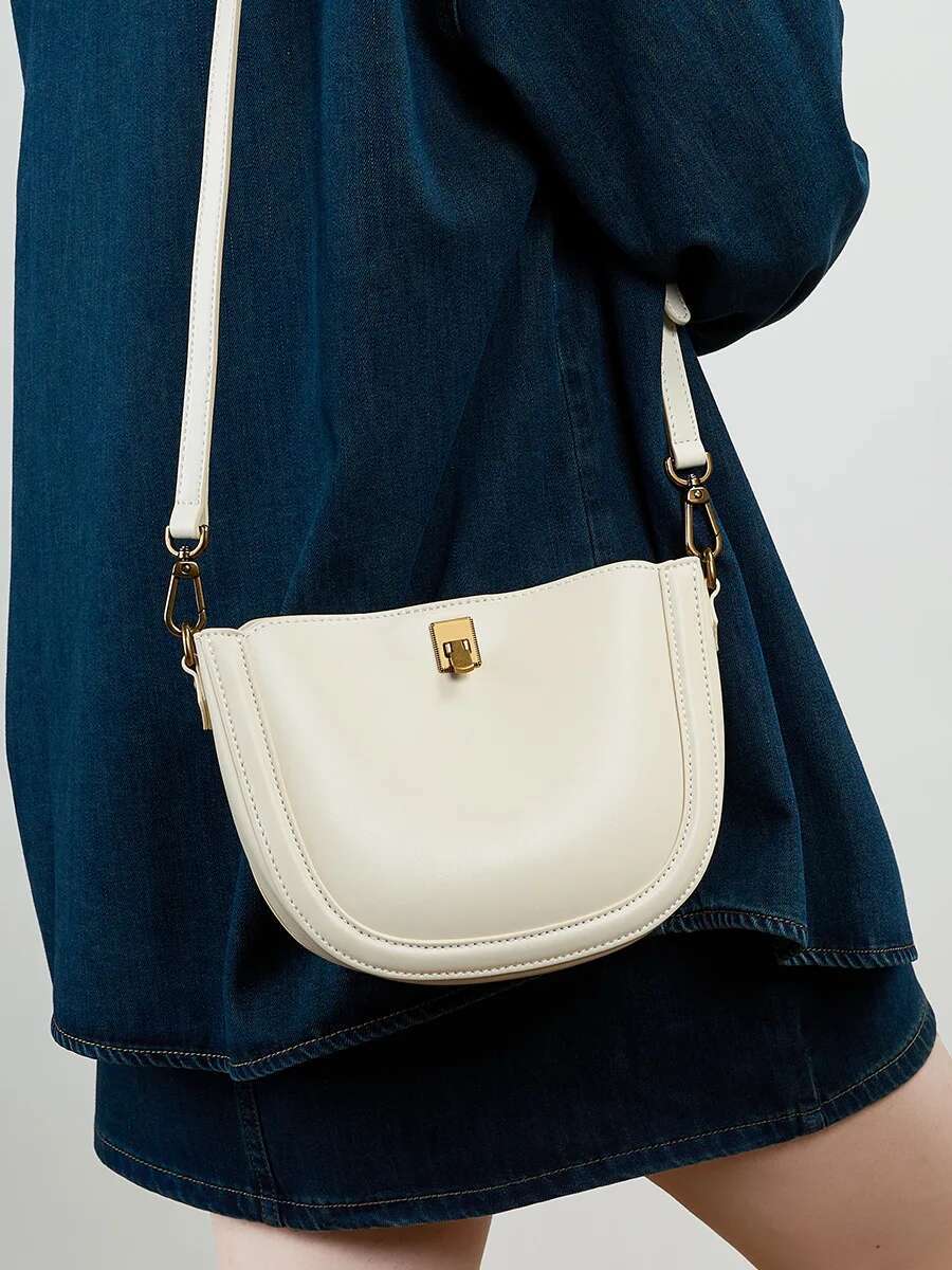 Genuine Leather Woman Cowhide Shoulder Soft Leather Minimalism Bags Womens High Quality 2024 Ladies Crossbody Bag