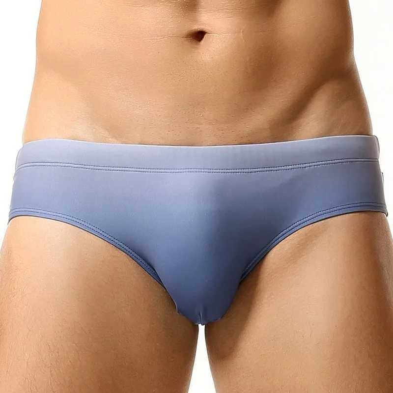 Sexy Tight Fitting Men Swimwear Bikini Gay Sport Shorts Swimsuit Quick Dry Breathable Bathing Suit Swim Surfing Swimming Trunks M250218