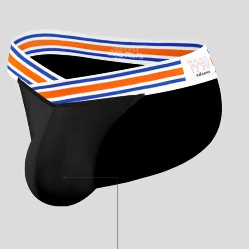 Mens Sexy Briefs Bikini Low Waist Soft Comfortable Swim Suit Quick Drying Breathable Swimwear Swimming Trunks Surf Bathing Suit M250218