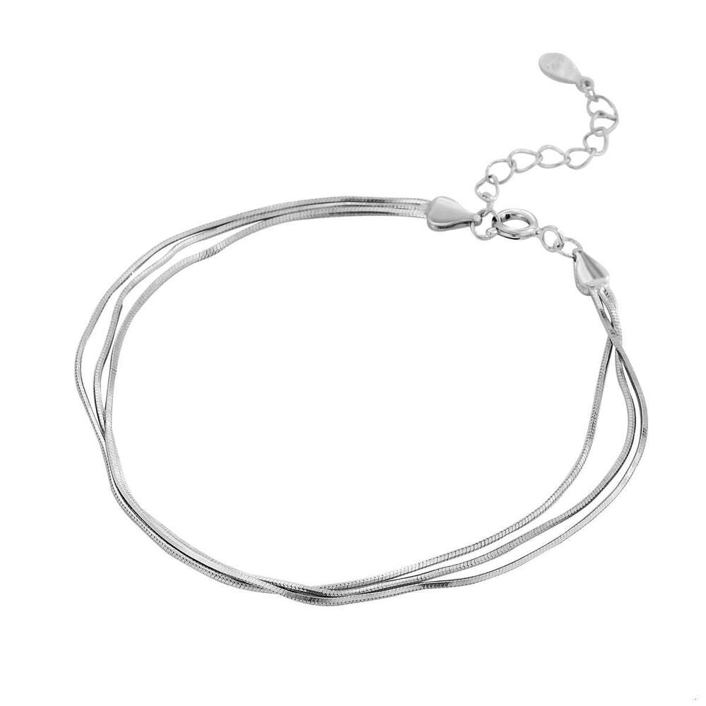 S sterg sier three-layer snake bone with a unique temperament, high-end accessories, light , simple and versatile women's bracelet