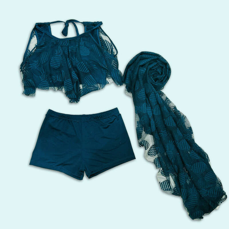 New 2025 Women's Fairy Style Bikini Split Three Piece Set Conservative Slimming Cover Sexy Hot Spring Swimsuit Luxury Swimsuit New Arrival New Pr