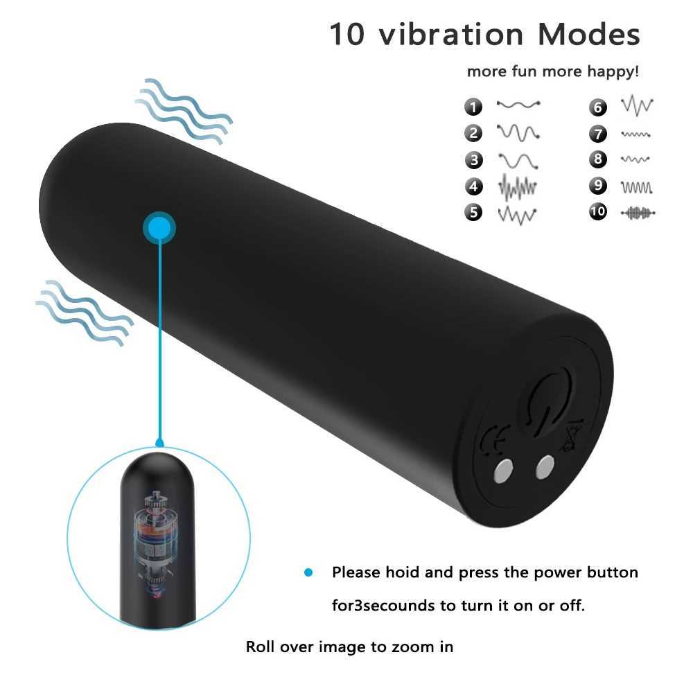 Remote Control Mini Bullet Vibrator USB With Remote Control G-Spot Clitoral Stimulator Vagina Masturbation Womens Sex ToyXJ250218