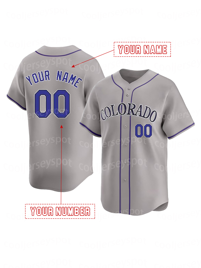 23 Kris Bryant Baseball Jerseys Nolan Jones Brenton Doyle Ryan McMahon Custom Any Name Number Mens Womens Youth S-XXXL