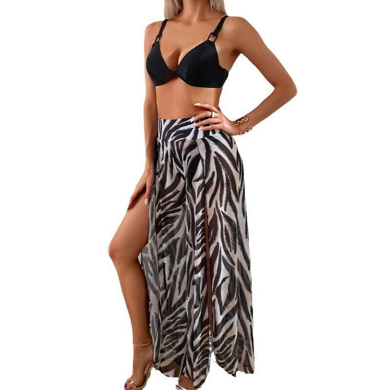 Swimsuit women European and American bikini pants three piece set swimsuit wholesale 2025 temperament versatile new trendy clothing ins