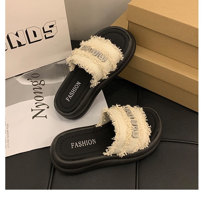 Free shipping designer Slippers Platform sandals for women Silver buckle Slipper fashion Casual home flat sandals sliders slide outdoor woman