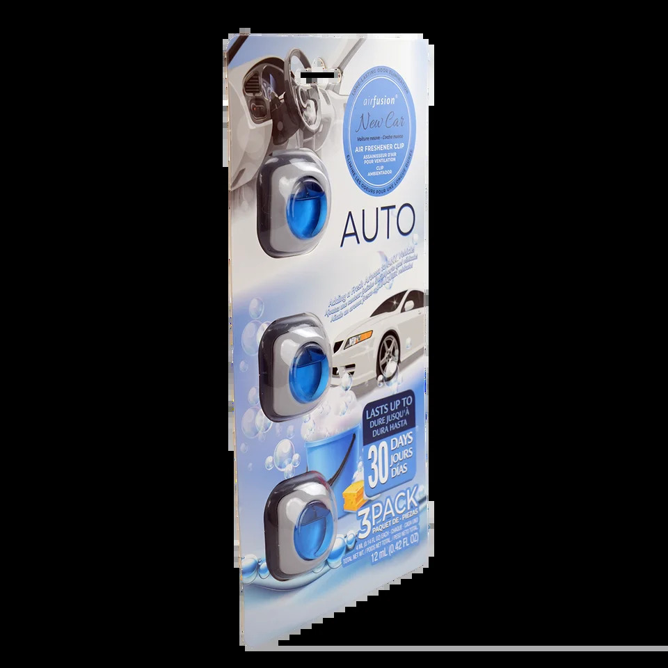 Air Fusion Air Freshener Clip for Car Car Air Freshener Vent Clip Lavender Scent Odor Eliminator Up to 30 Days Car Refresher 250214