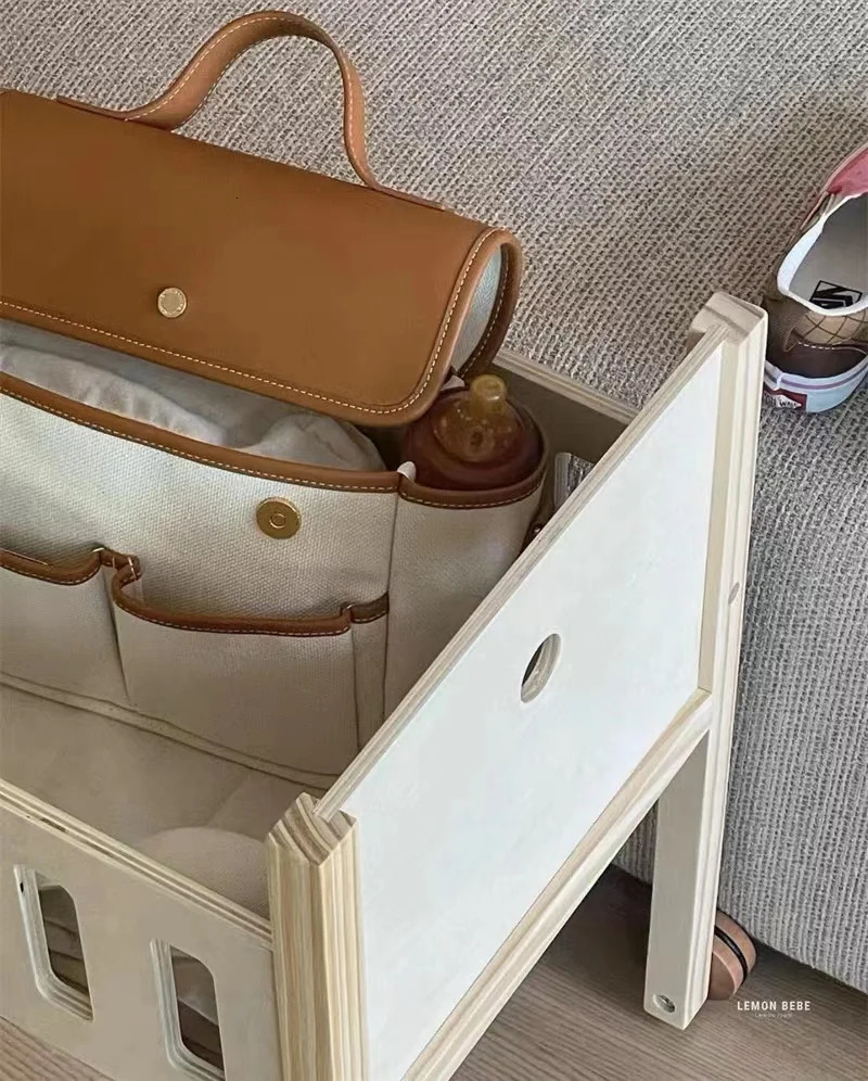 Korean Mommy Bag for Stroller Mom Handbags Baby Diaper Bag Canvas Maternity Bag Mother Kids Hospital Travel Maternity Packages 250218