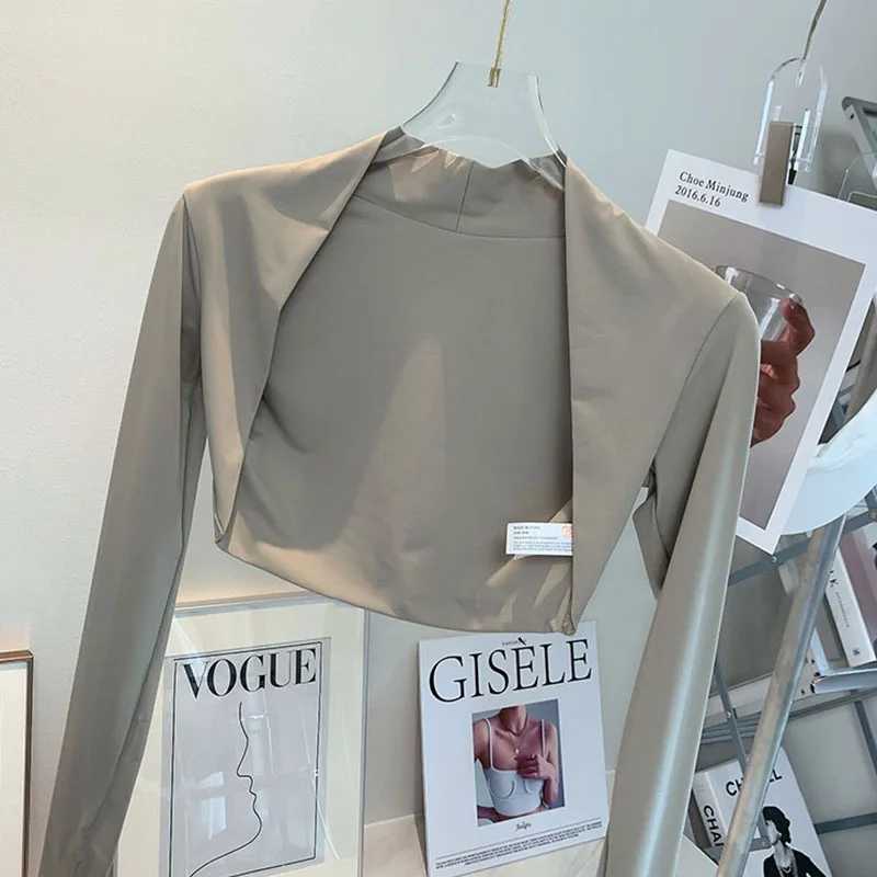 Active Shirts Tees Sports Cardigan Coat Outdoor Shirts Gym Workout Running Women Blouse Quick Dry Clothing Long Slves Tops H25218