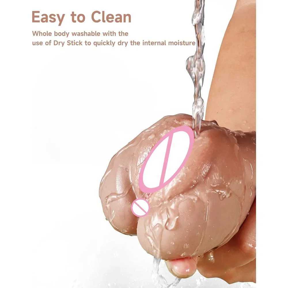 3 in Male Sex Toys Masturbator Cup Adult Sex Toy for Men Erotic Tight Vagina Anus Mouth Blowjob Toys for Male Masturbation W250218