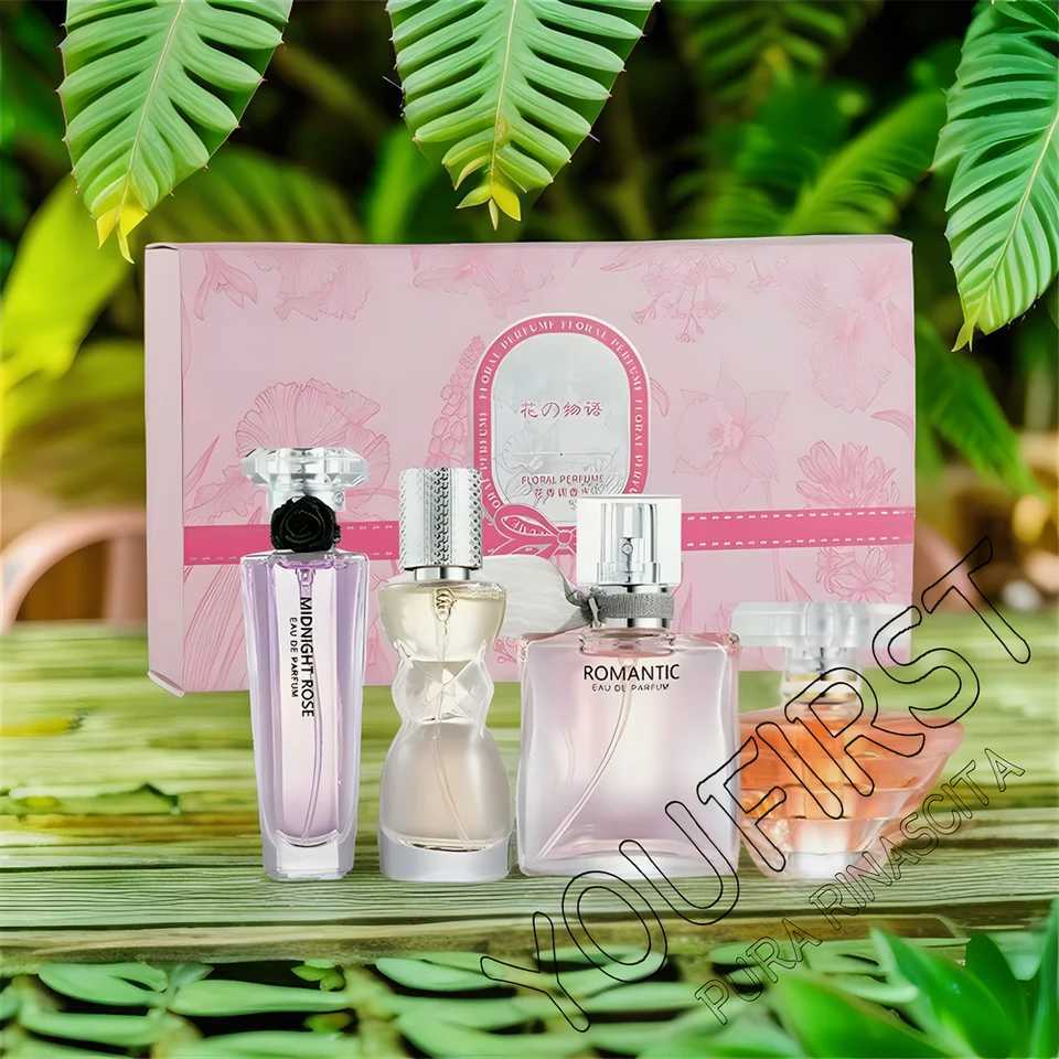 Brand 105ml perfume female luxury gift box 4pcs set perfume durable perfume flawless perfume original flower fragrance spray W250218