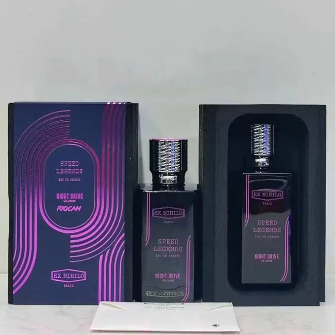100ml Ex Nihilo Perfume Fleur Narcotique Speed Legends Fragrance Eau De Parfum 3.3fl.oz Long Lasting Good Smell Men Women Neutral Perfumes EDP Paris Cologne Spray