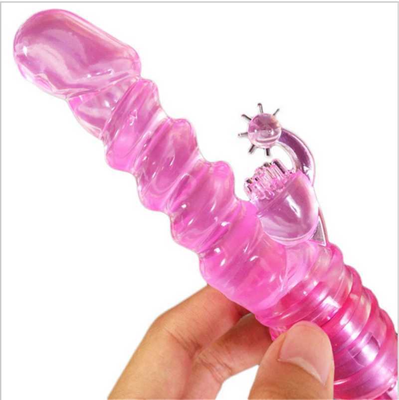 Triple Star Vibrator Massage Stick girl Waterproof Masturbation Round Bead Gspot Brush AV Clitoris Orgasm Squirt Stick Sex ToysXJ250218