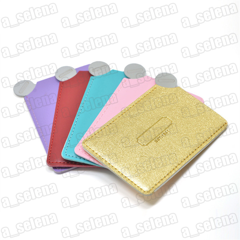 Brand cosmetic Compact Mirrors Stainless steel makeup mirror Pocket Hand Make up Mirror