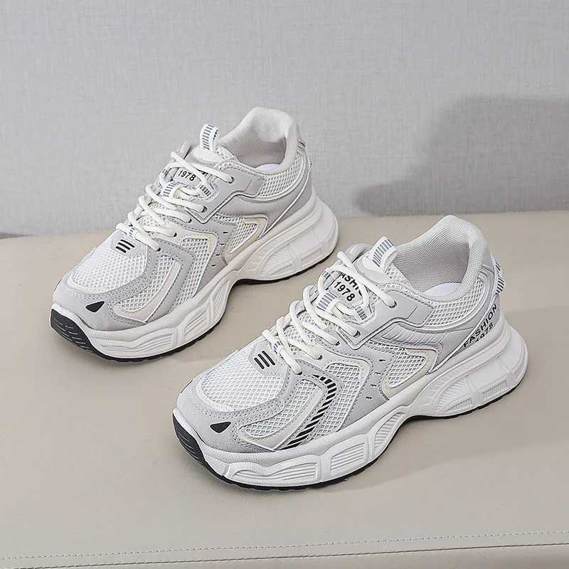 Tenis Wen Shoes Thick soled Sneakers Casual Shoes Wen Cfortable Mesh Wear resistant and Anti slip Wen Running Shoes Y250320