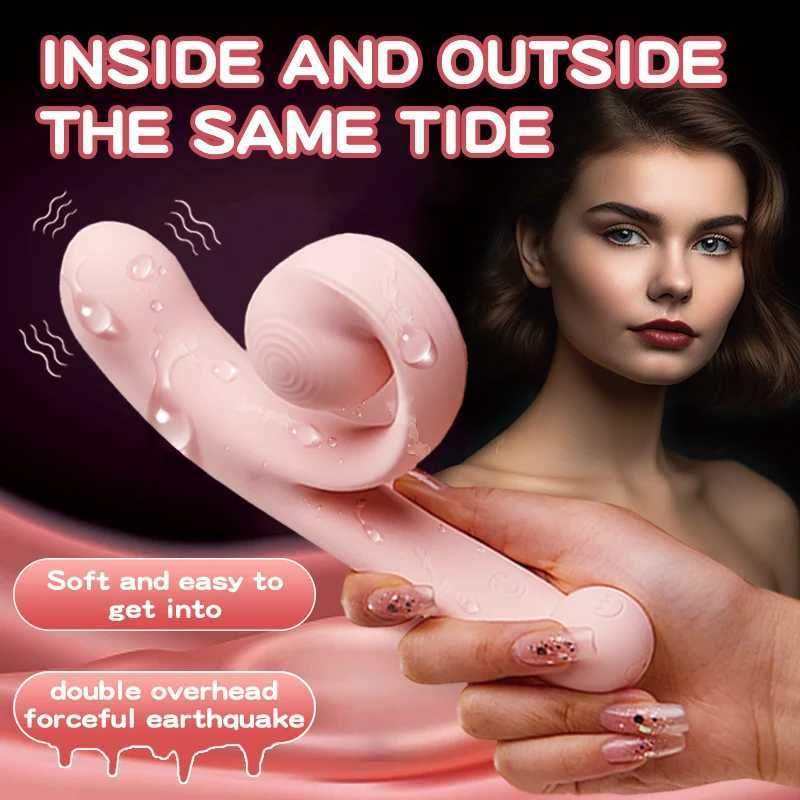 Snail Vibrators For Women Clitoris Stimulator 10 Modes Vagina Insertion Massager Silicone Vibrating Stick Female Adult Sex ToysXJ250218