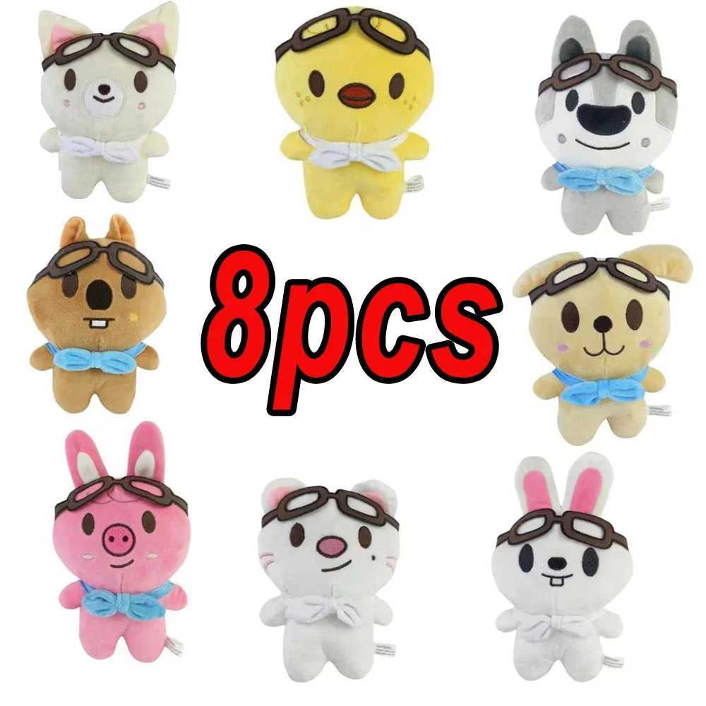Skzoo 25cm Kpop Stuffed Animal Plushies Stay Plush Doll Toys Kaii JYP Adults KZ Fans Keychain Pendant Kid GiftXJ250218