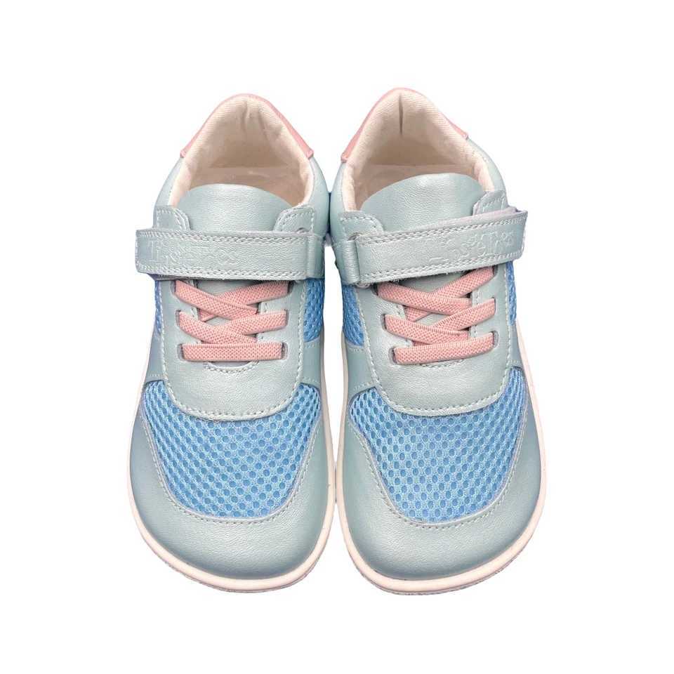 Tipsietoes New 2025 Spring Genuine Leather Shoe For Girls And Boys Kids Barefoot Sneaker Light Weight Minimum Elastic Strape Z250217