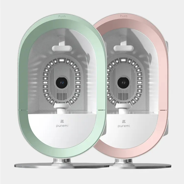 New Generation 4K Skin Health Diagnosis Face Analysis Machine 12 Spectrum Light 3D Physiognomy Wrinkle Acne Pigment Facial Analyzer 13.3 Inch Screen T