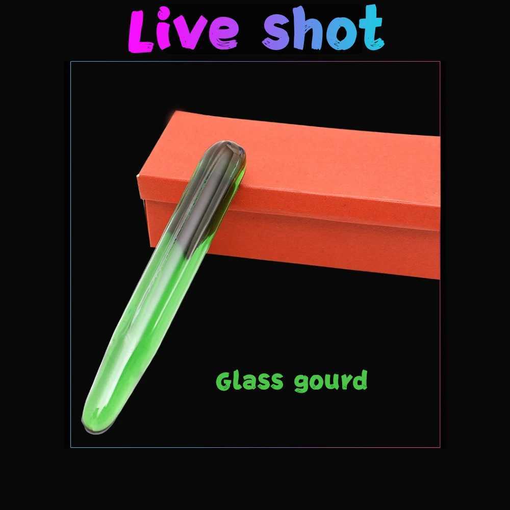 Simulated Transparent Crystal Glass Dildo Massage Stick Ml Dildo Gun Mane Female Masturbation Device Sex ToyXJ250218