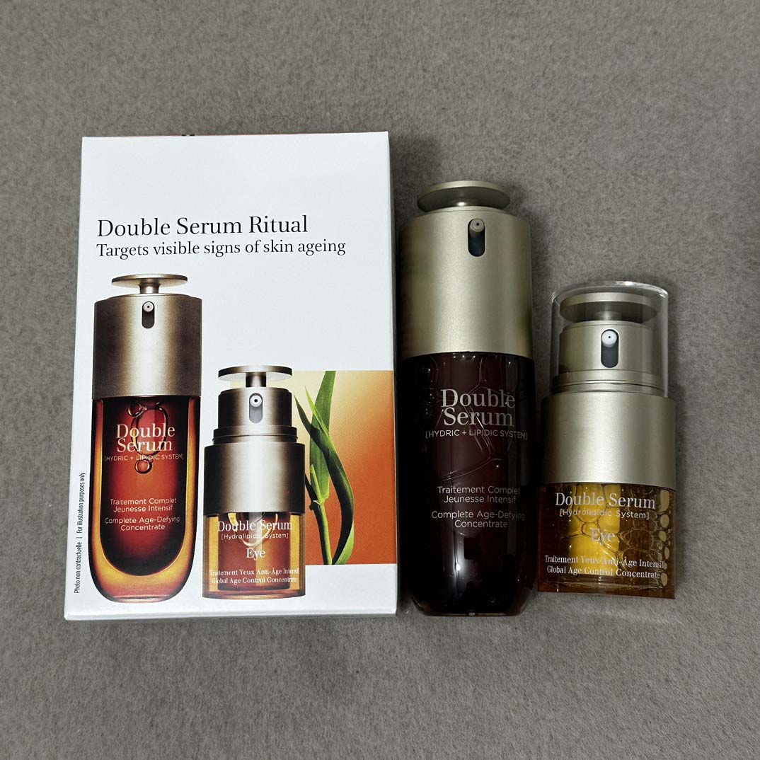 Ritualm Double Serum Eye Cream with Essential Oils for Age Defying Results (50ml & 15ml) - Target Visible Skin Aging Signs free shipping DHL