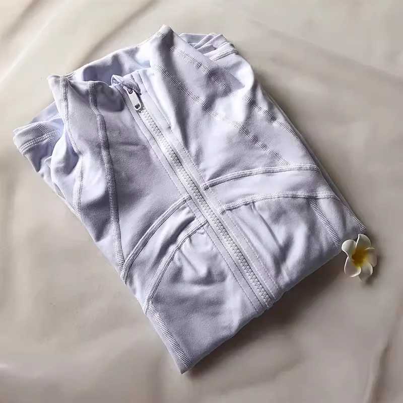 Active Shirts Tees 2025 womens outdoor sports casual zipper jacket wearing long sleeved running windproof jacket H25218