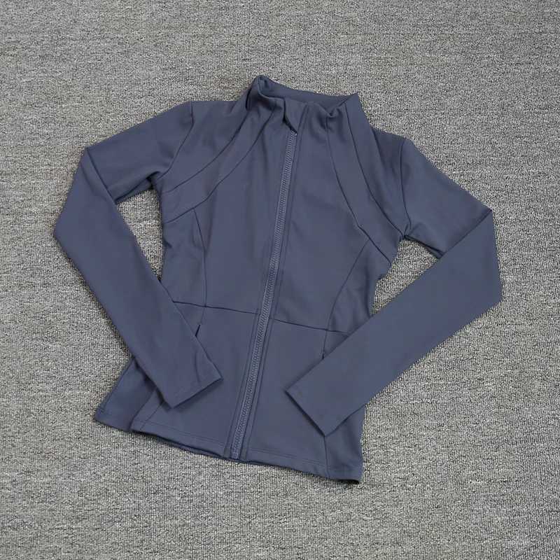 Active Shirts Tees Quick-drying Breathable Sports Jackets Womens Zipper Top Outdoor Exercise Running Long Sleeve H25218