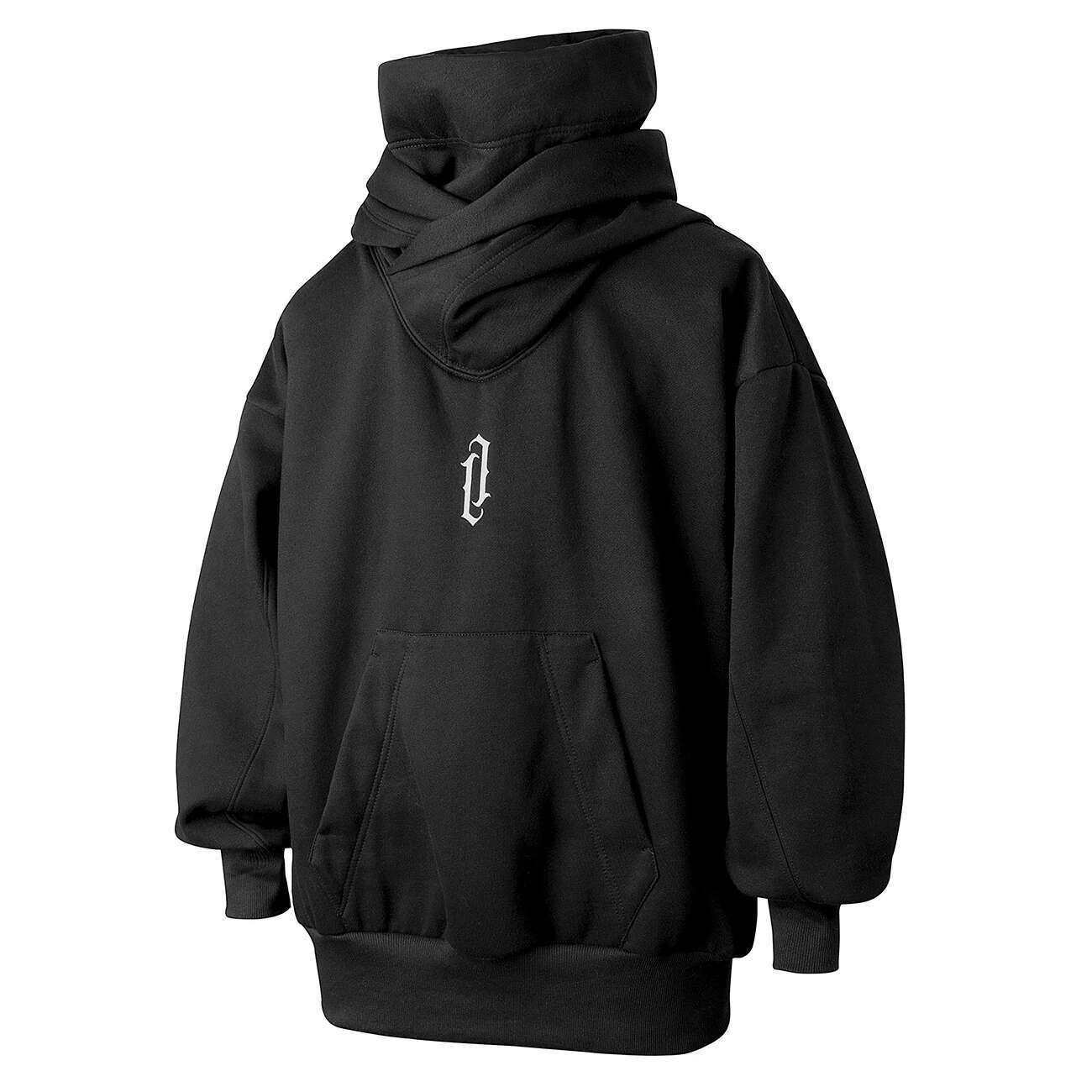 11 BYBB'S DARK 2023 Double Necke Hoodie Techwear Haruku Men Hoodies Hip Hop Streetwear Pullover Sweatshirts Oversize