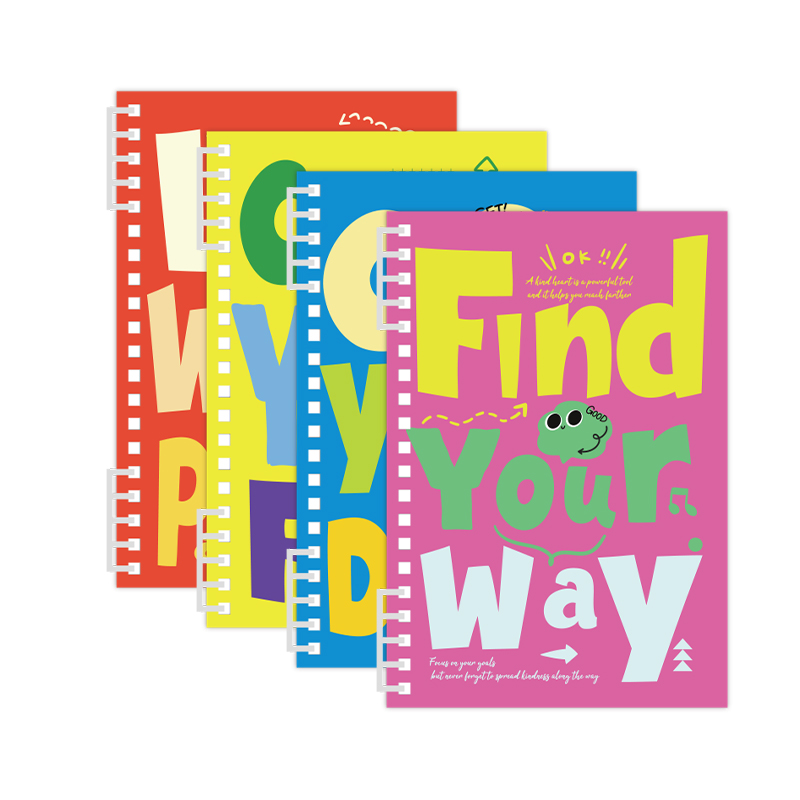 College-Ready Multicolored A5/B6 Notebooks Flexible Pages for Easy Writing