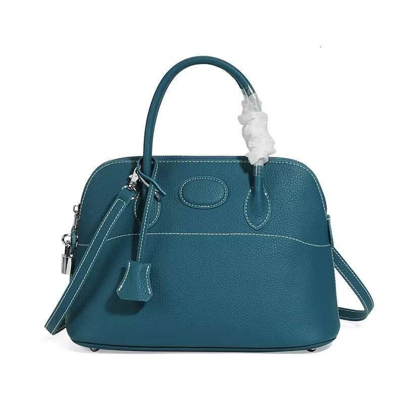 New T Type Of Origin Litchi Grained Cowskin Single Shoulder Shell Bag Handbag Designer Bags