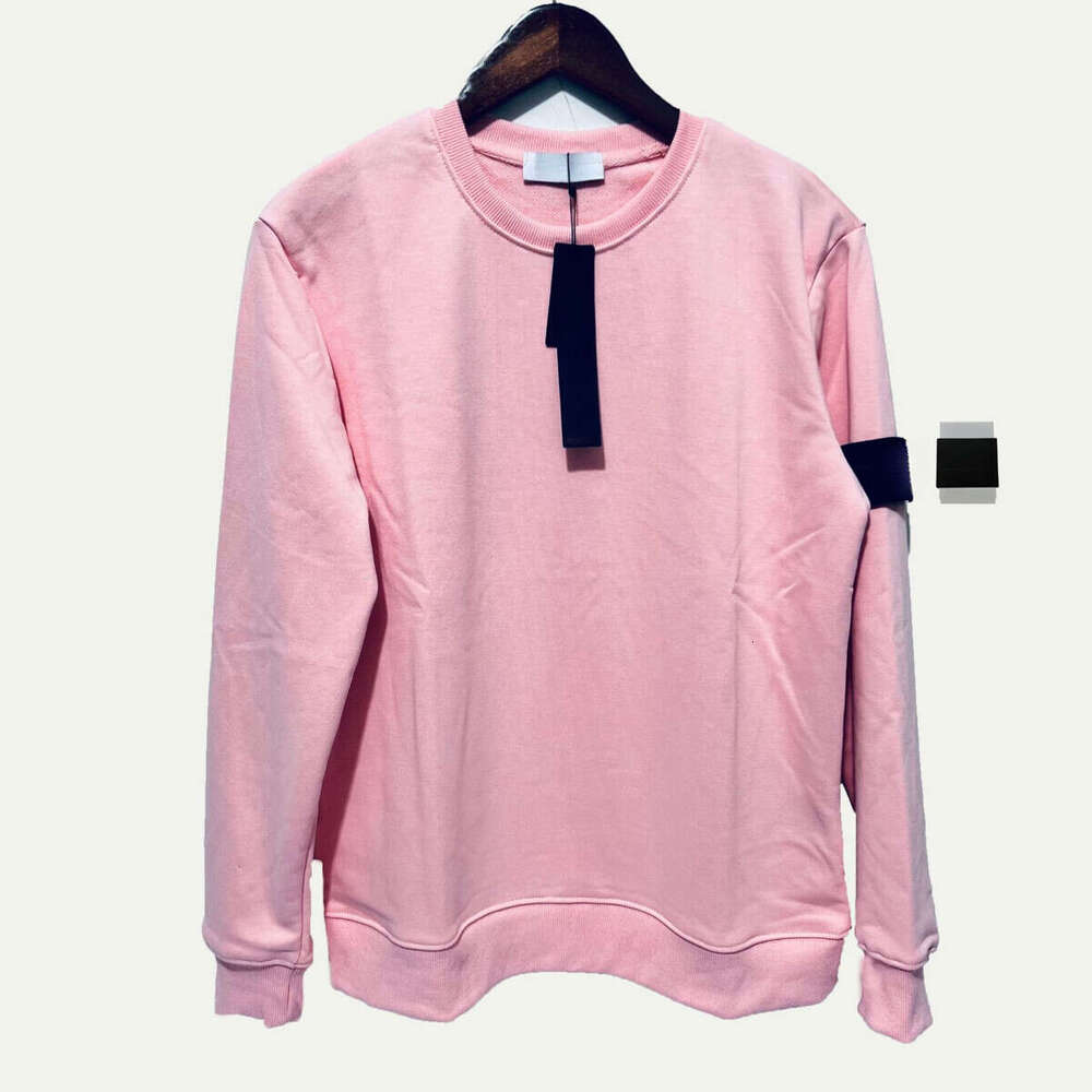 Round Neck Hoodie Men's Solid Color High Street Plus Version Versatile Casual Top