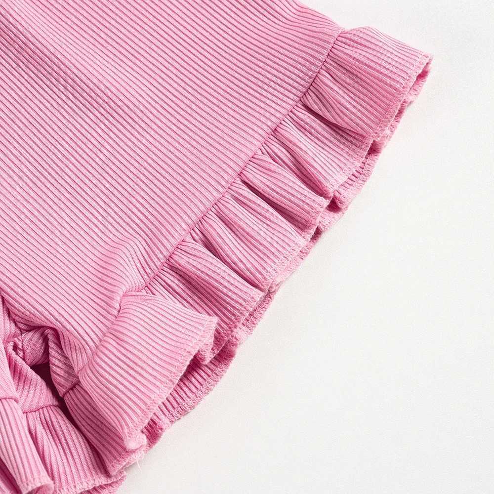 Girls Summer Cute Printed Set Fly Sleeve Top + Casual Shorts 2 Pieces Childrens Fashion Clothing Set Toddler Girl Clothes W250218