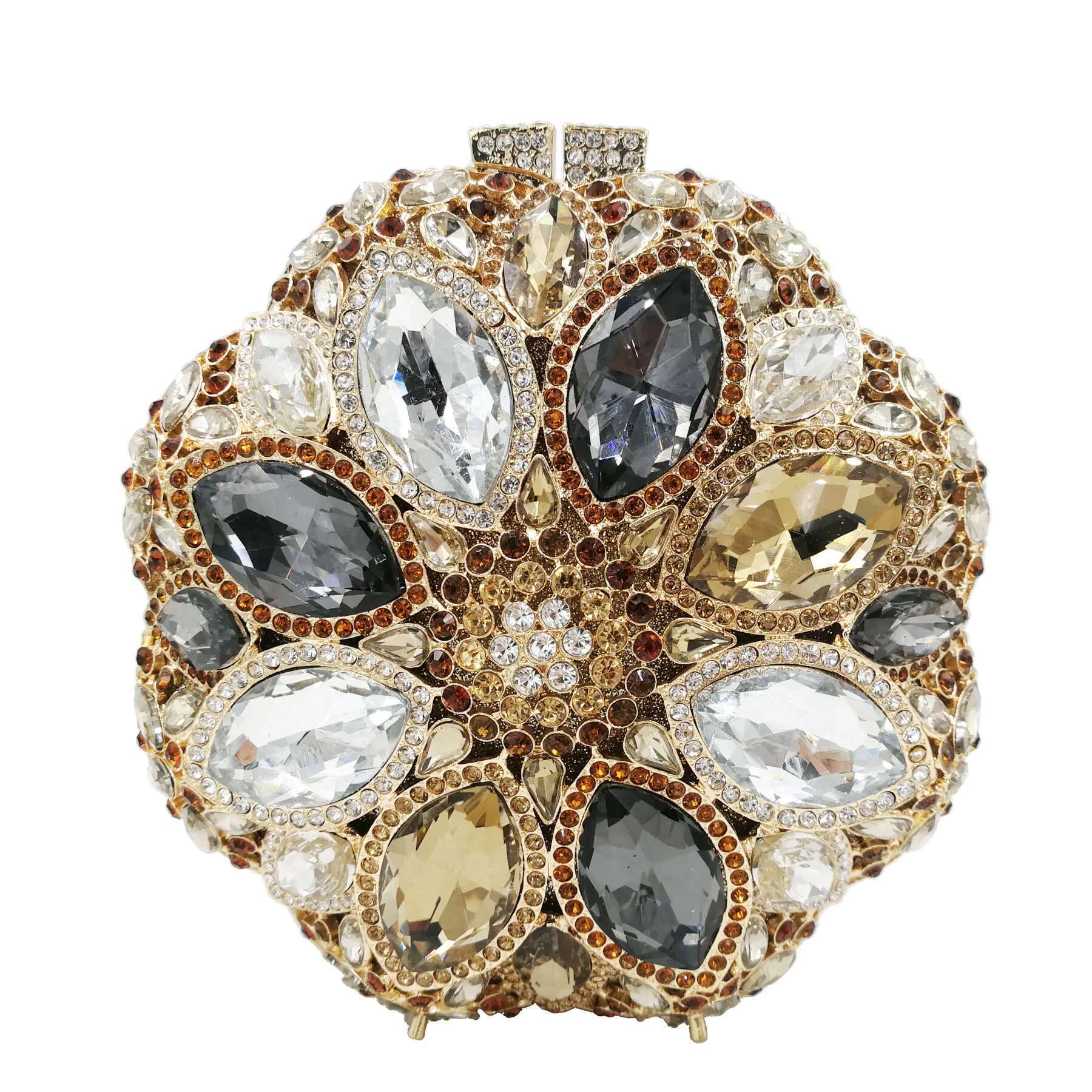 KHNMEET Fashion Colorful Dia Crystal Evening Bags for Ladies Wholesale Party Prom Feast Purse Handbags sc251